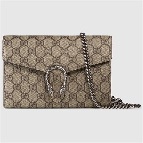 gucci dionysus wallet on chain red interior|gucci gg supreme web wallet.